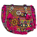 Heritage Embroidered Banjara Tote Bag with Tassels