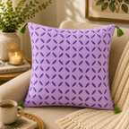 Intricate Applique Cutwork Cushion Cover