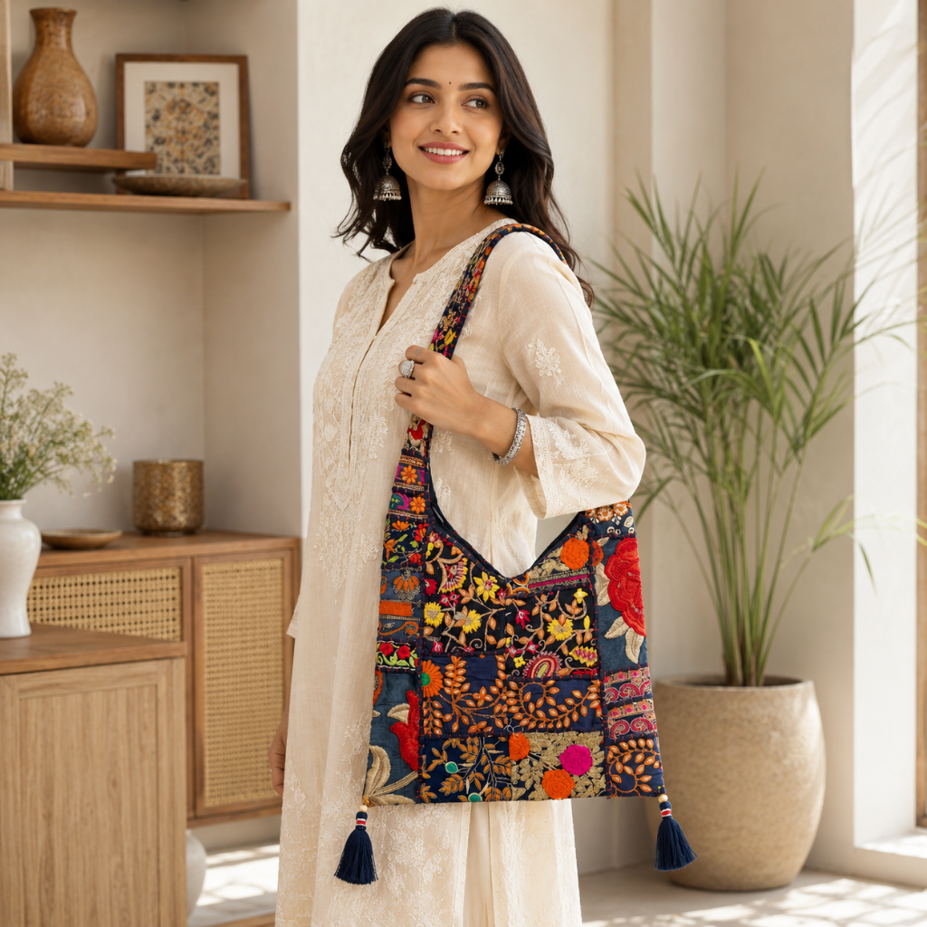 Fusion Flair Embroidered Everyday Banjara Bag