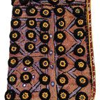 Golden Aura Zari Embroidered Purse for Women