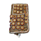 Golden Aura Zari Embroidered Purse for Women