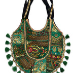 Royal Zari Embroidered Tote Bag