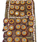 Golden Aura Zari Embroidered Purse for Women