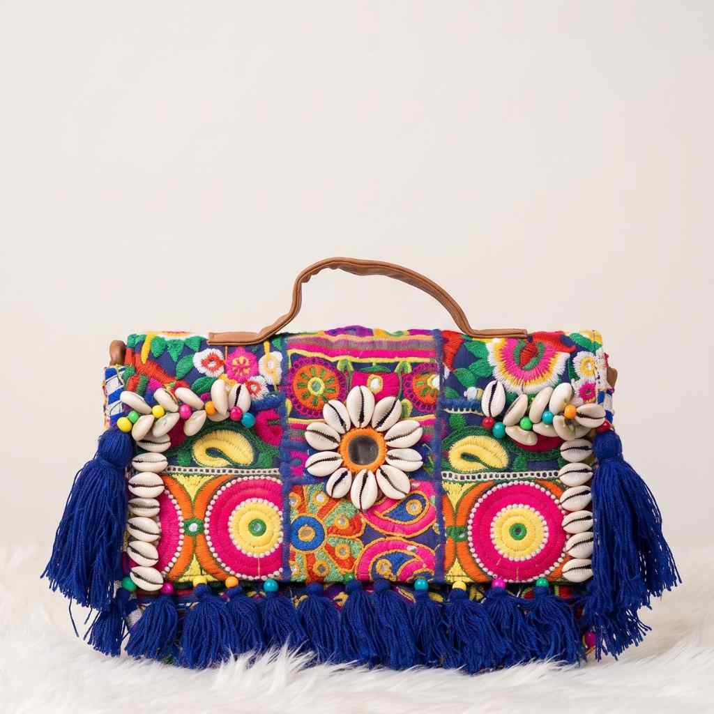 Tribal Charm Embroidered Banjara Bag for Women