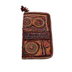 Golden Aura Zari Embroidered Purse for Women