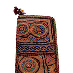 Golden Aura Zari Embroidered Purse for Women