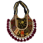 Royal Zari Embroidered Tote Bag