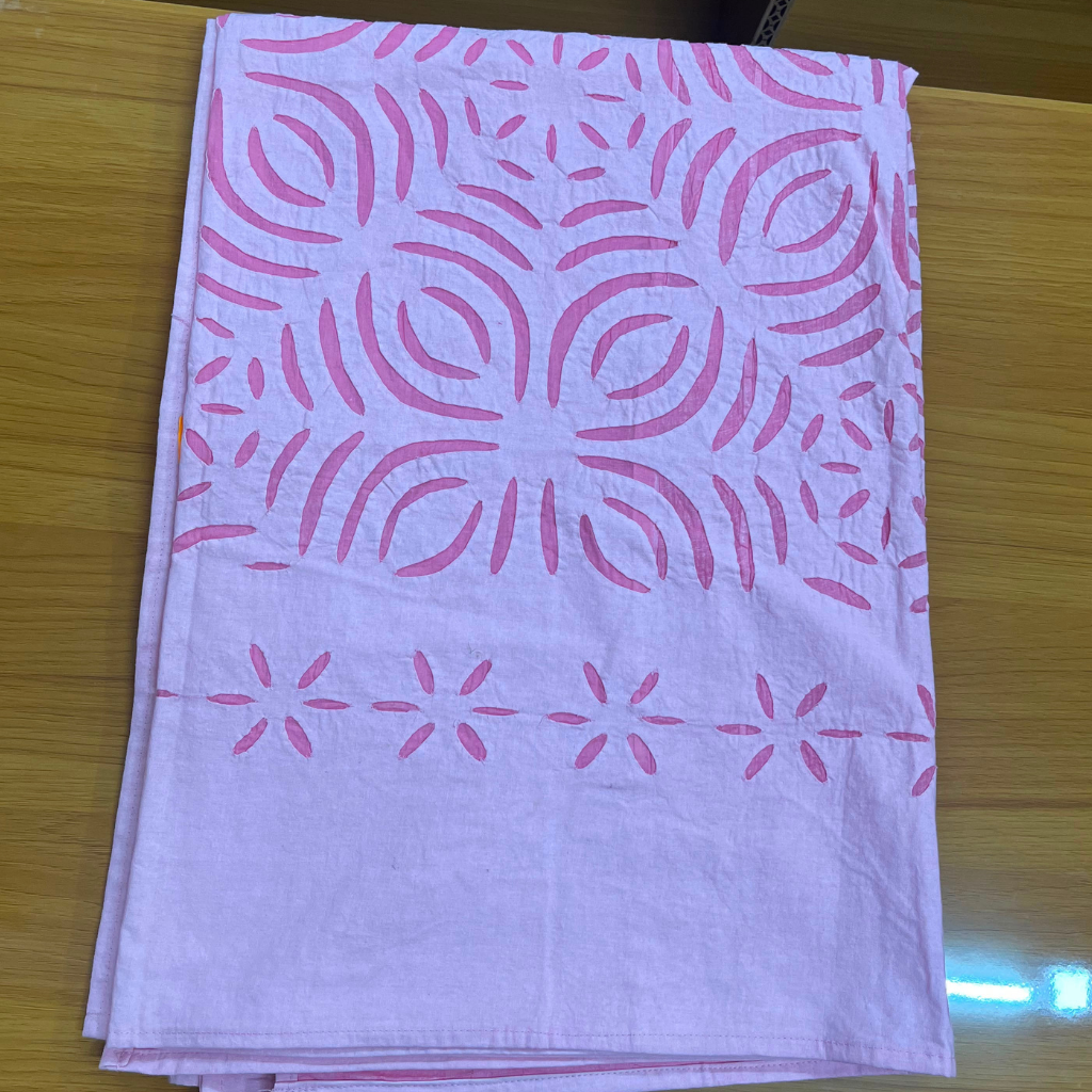 Traditional Handmade Single Applique Bedsheet