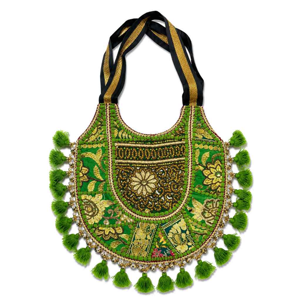 Royal Zari Embroidered Tote Bag
