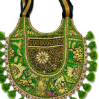 Royal Zari Embroidered Tote Bag