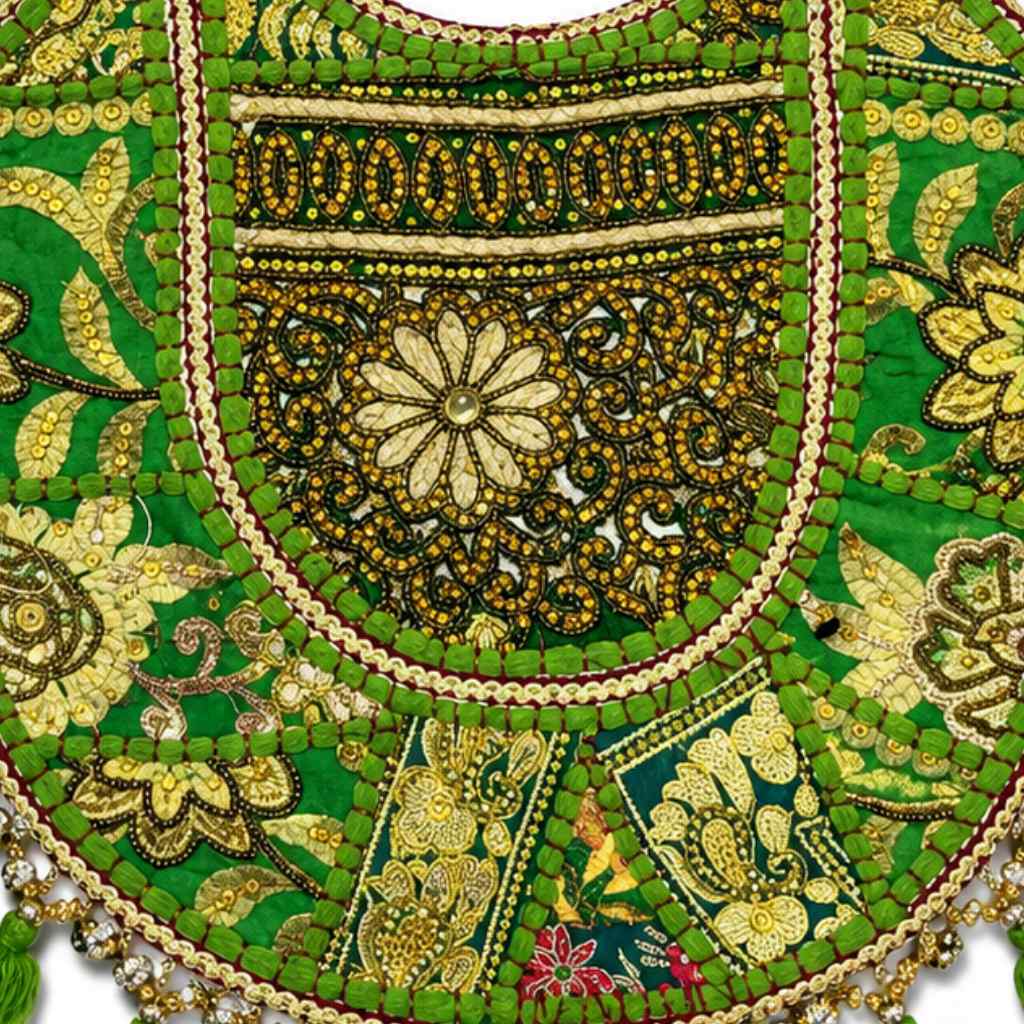 Royal Zari Embroidered Tote Bag