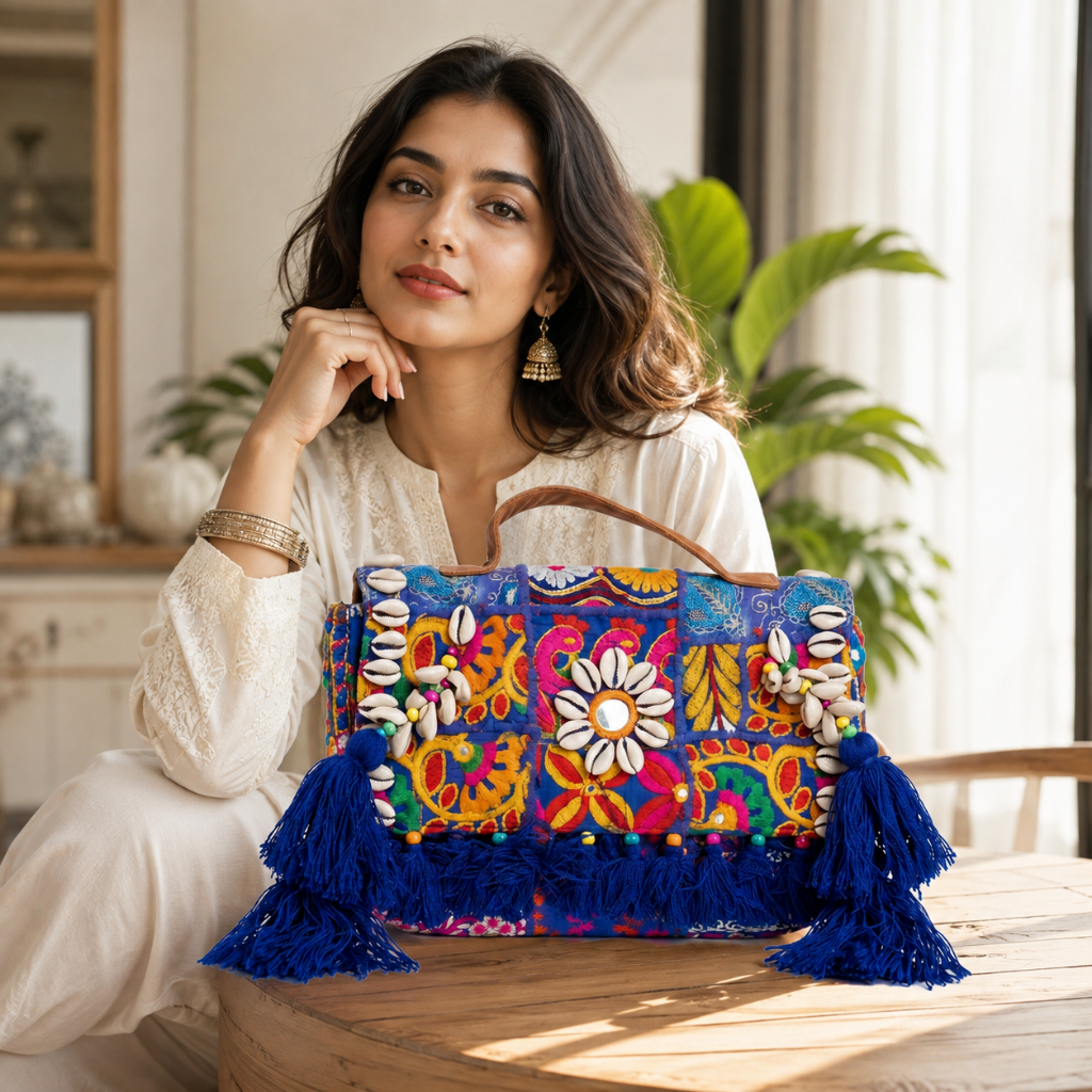 Tribal Charm Embroidered Banjara Bag for Women