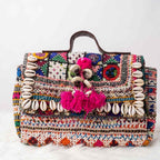 Folk Fusion Colorful Embroidered Banjara Bag with Codi Accents
