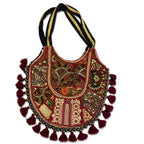 Royal Zari Embroidered Tote Bag