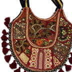 Royal Zari Embroidered Tote Bag
