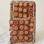 Golden Aura Zari Embroidered Purse for Women