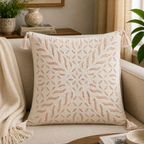 Statement Applique Cutwork Cushion Cover