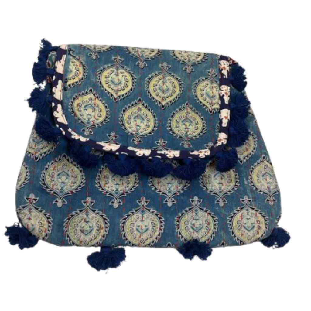 Indie Craft  Printed Ajrakh Sling Bag