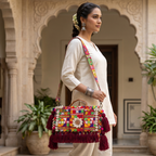 Fusion Bling Embroidered Banjara Handbag
