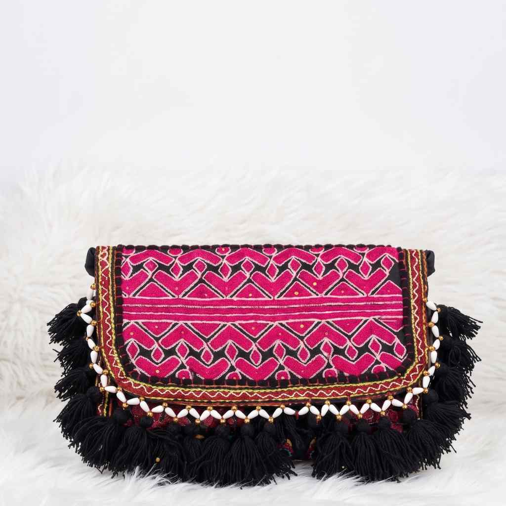 Vibrant Vibes Embroidered Sling Bag for Women