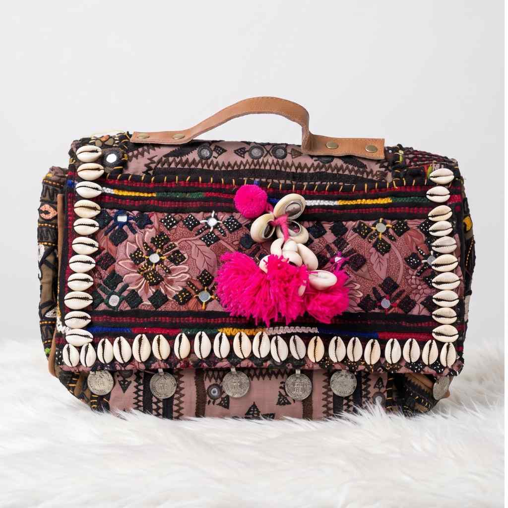 Folk Fusion Colorful Embroidered Banjara Bag with Codi Accents