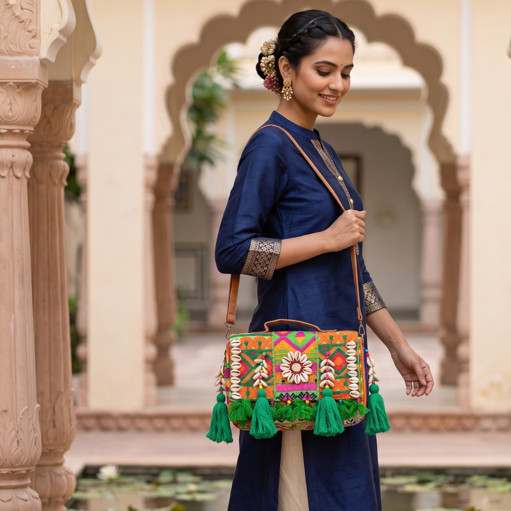 Gypsy Style Embroidered Banjara Bag