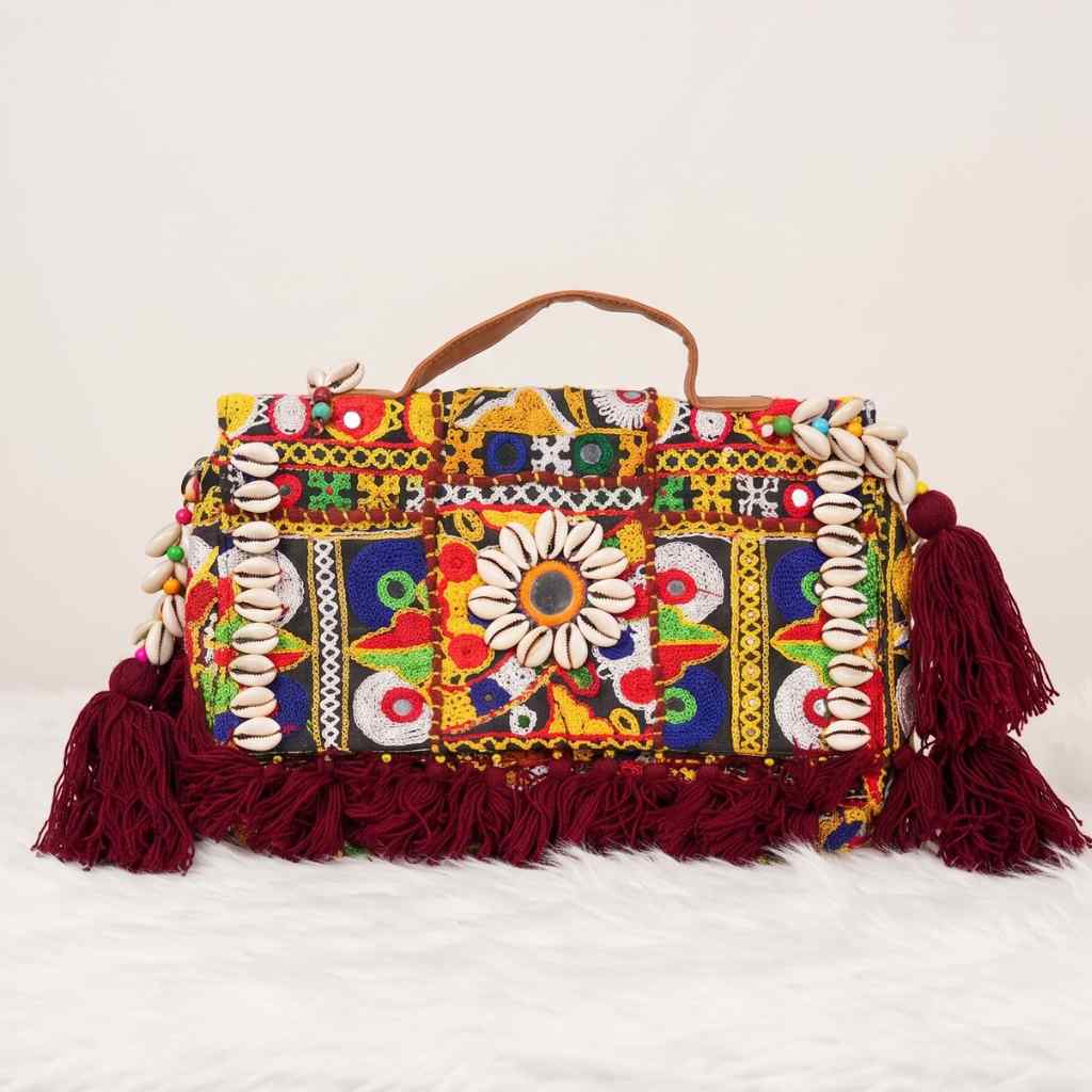 Tribal Charm Embroidered Banjara Bag for Women