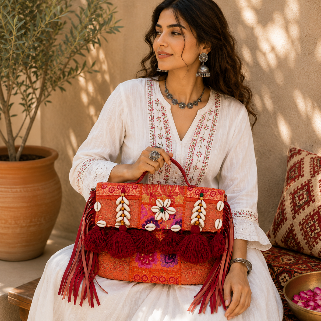 Gypsy Style Embroidered Banjara Bag