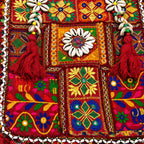 Heritage Embroidered Banjara Tote Bag with Tassels