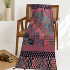 Bohemian Colorful Ajrakh Patchwork Dupatta