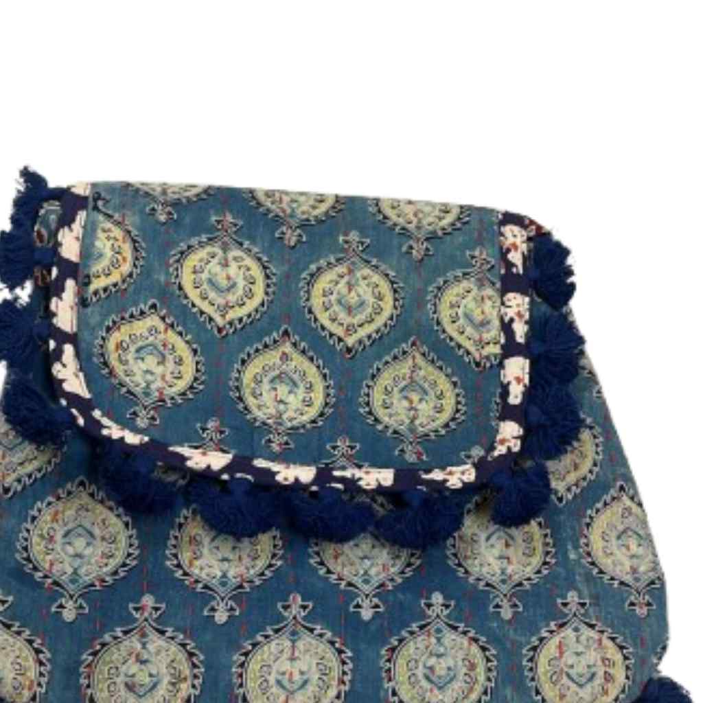 Indie Craft  Printed Ajrakh Sling Bag
