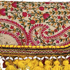 Sunlit Tassel Embroidered Sling Bag for Women