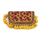 Sunlit Tassel Embroidered Sling Bag for Women