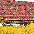 Sunlit Tassel Embroidered Sling Bag for Women