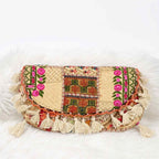 Boho Embroidered Sling Purse for Women