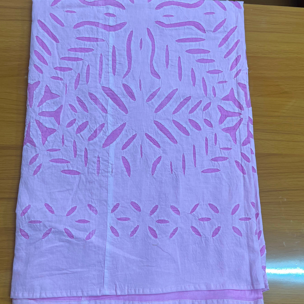 Beautifully Detailed Applique Single Bedsheet