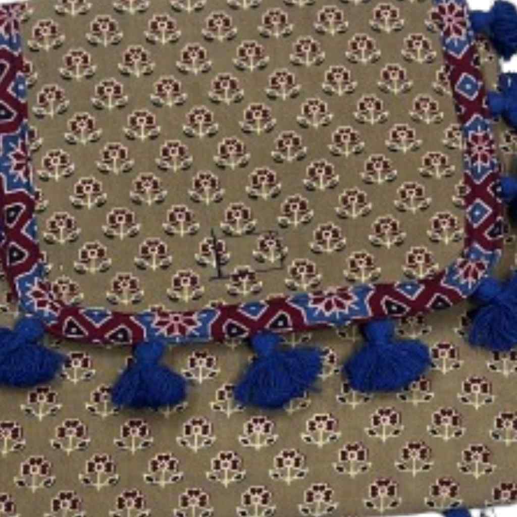 Indie Craft  Printed Ajrakh Sling Bag