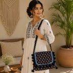 Indie Craft  Printed Ajrakh Sling Bag