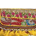 Sunlit Tassel Embroidered Sling Bag for Women