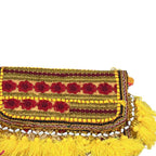 Sunlit Tassel Embroidered Sling Bag for Women