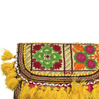 Sunlit Tassel Embroidered Sling Bag for Women