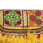 Sunlit Tassel Embroidered Sling Bag for Women