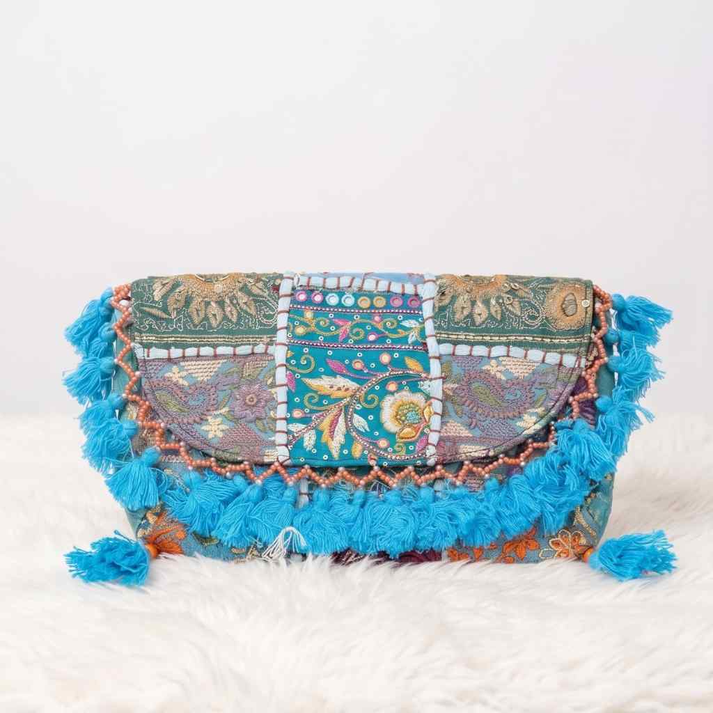 Nomad Banjara Embroidered Sling Purse