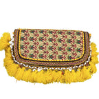 Sunlit Tassel Embroidered Sling Bag for Women