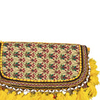 Sunlit Tassel Embroidered Sling Bag for Women