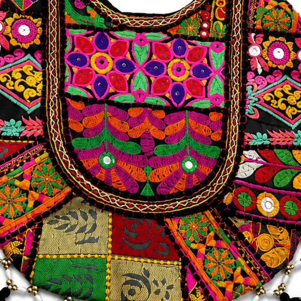 Boho Tassel Embroidered Tote Bag for Women
