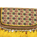 Sunlit Tassel Embroidered Sling Bag for Women