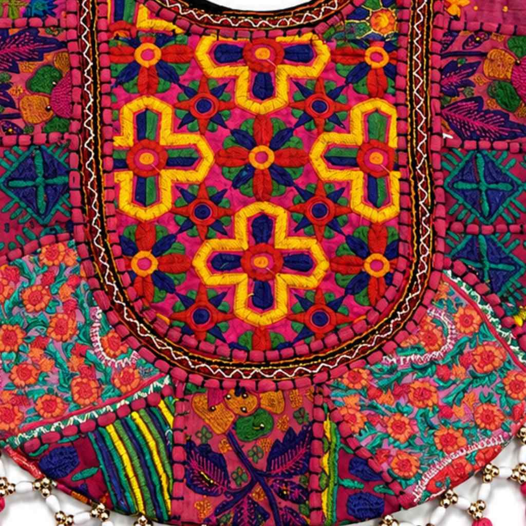 Boho Tassel Embroidered Tote Bag for Women
