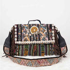Embroidered Fringe Banjara Laptop Bag for Women