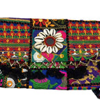 Multicolor Boho Embroidered Sling Purse for Women